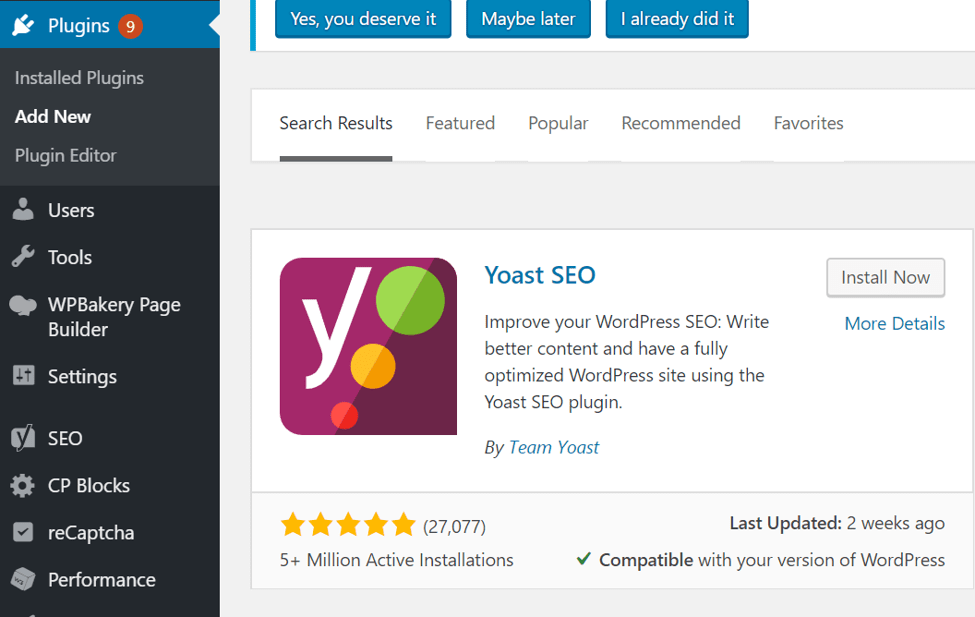 YOAST SEO WordPress